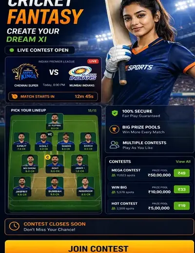 5ubet (5 ubet) fantasy cricket & matchday visual 3